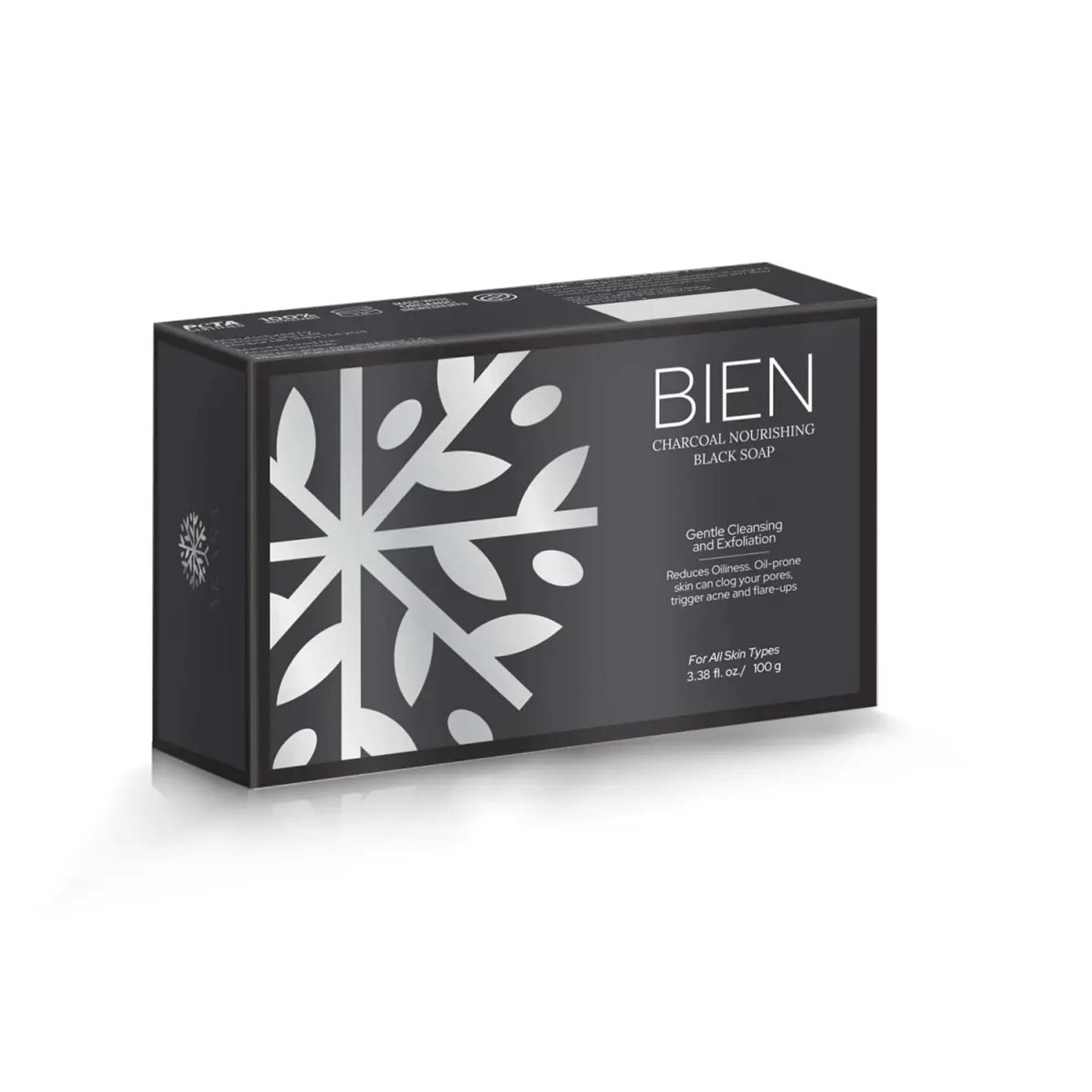 Bien Charcoal Black Soap skin care