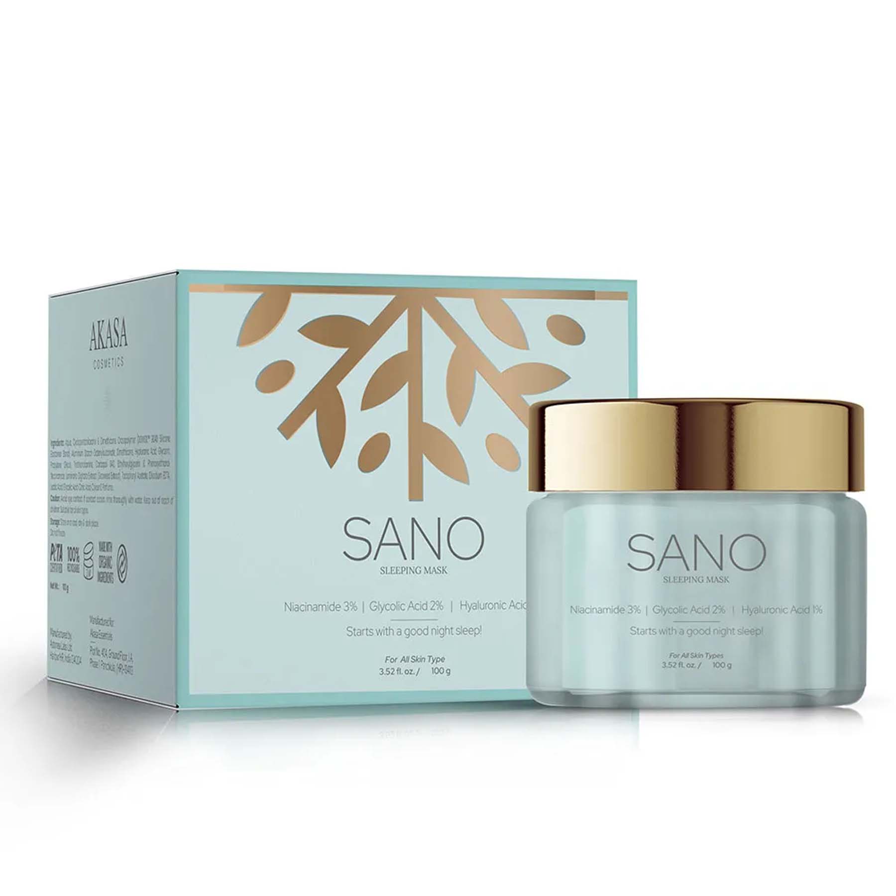 Sano Sleeping Mask skin care